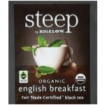 Bigelow Steep Organic English Breakfast Tea, Regular